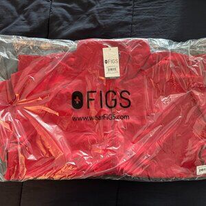 FIGS Cobaki Scrub Jacket - Winning Red (BRAND NEW) (LIMITED COLOR)